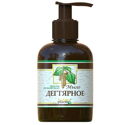 Mydło dziegciowe płyn Łuszczyca AZS Łojotok 270ml 