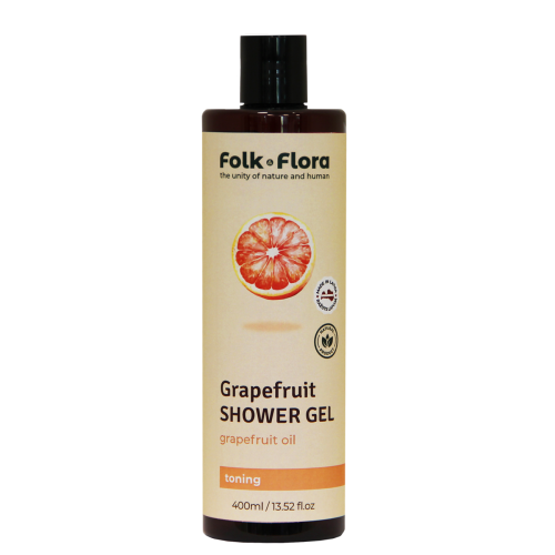 Tonizujący żel pod prysznic "Grejpfrut" Folk&Flora 400ml