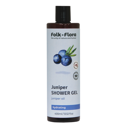 Nawilżający żel pod prysznic "Jałowiec" Folk&Flora  400ml
