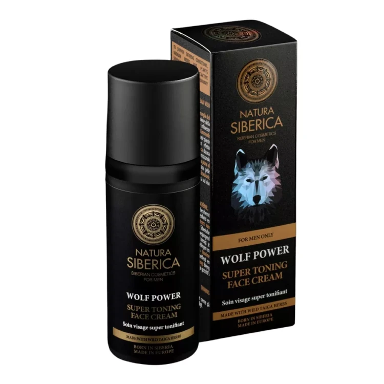 Natura Siberica MEN Tonizujący krem do twarzy Siła wilka 50ml