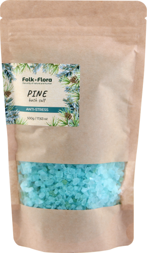 Sól do kąpieli Rozluźniająca przed snem SOSNA BETTER SLEEP FOLK&FLORA  500g 