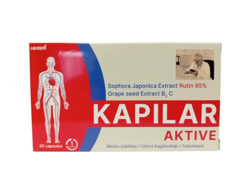 Kapilar Aktive Sofora Rutyna Naczynia Krwionośne Układ Krążenia  30 kap.