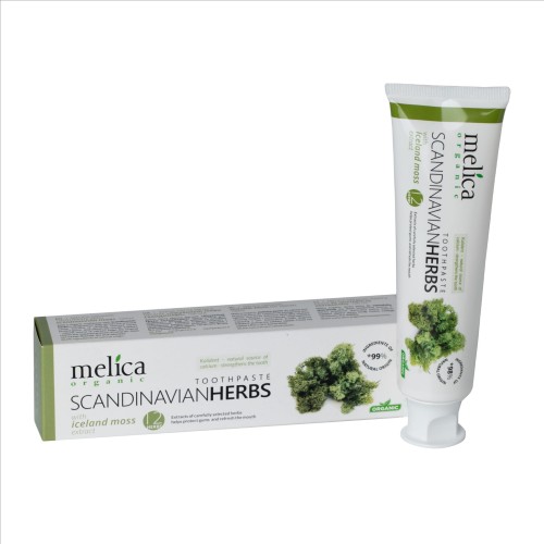 Pasta do zębów bez fluoru Skandynawskie Zioła Melica Organic 100 ml