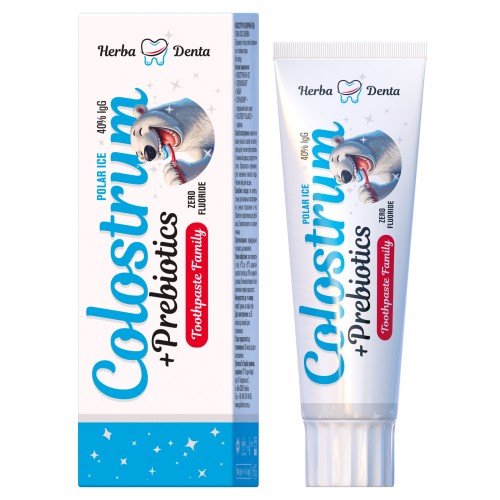 Pasta do zębów bez fluoru COLOSTRUM YOGURTENE® Szałwia Polarny Lód  100g 