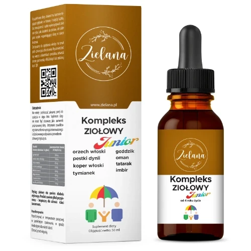 Kompleks ziołowy JUNIOR  ZIELANA 50ml