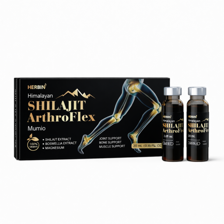 Mumio Himalajskie Shilajit z Boswelią ArthroFlex Herbin Płyn 100ml.png