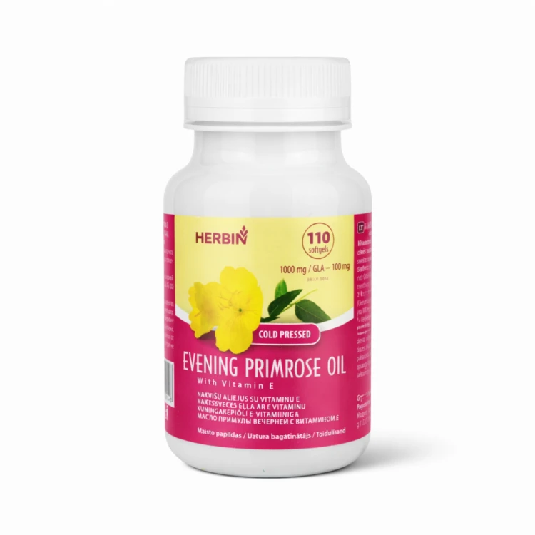 Olej z Wiesiołka 1000 mg – GLA, Omega-6, Skóra 110 kapsułek..png