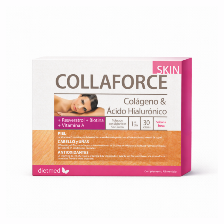 Kolagen Collaforce Skin Kwas hialuronowy Biotyna Witamina C 30 saszetek.png