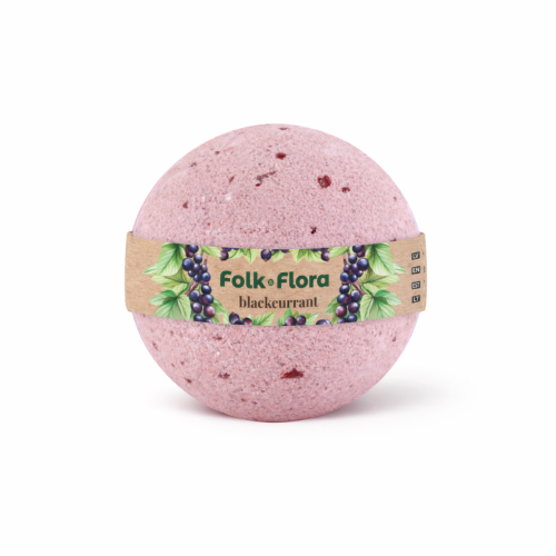 Kula do kąpieli Czarna Porzeczka Folk &amp; Flora 130g.png