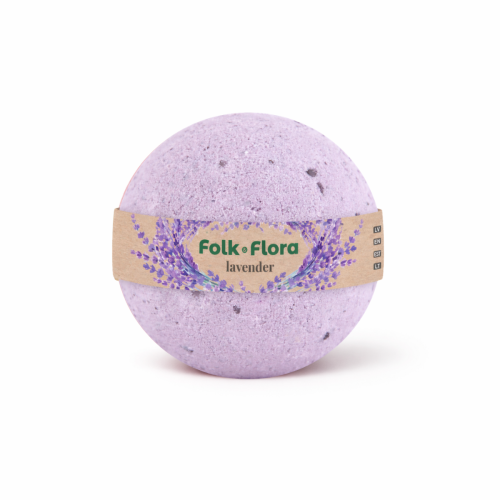 Kula do kąpieli Lawenda Naturalny Relaks Folk &amp; Flora 130g.png