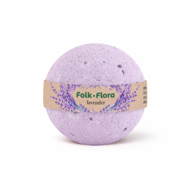 Kula do kąpieli Lawenda Naturalny Relaks Folk &amp; Flora 130g.png
