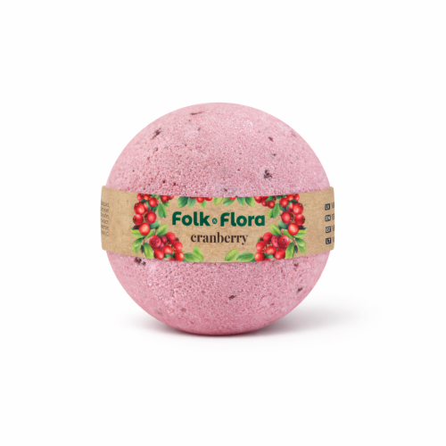 Kula do kąpieli Żurawina Folk &amp; Flora 130g.png