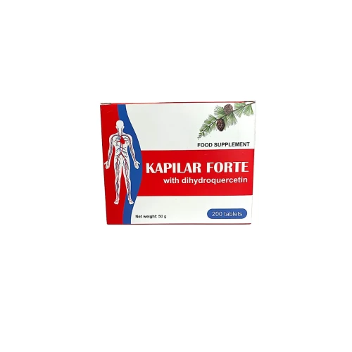 Kapilar Forte – Dihydrokwercetyna (Taxifolin) + Rutyna + Witamina C – 200 tabletek .webp