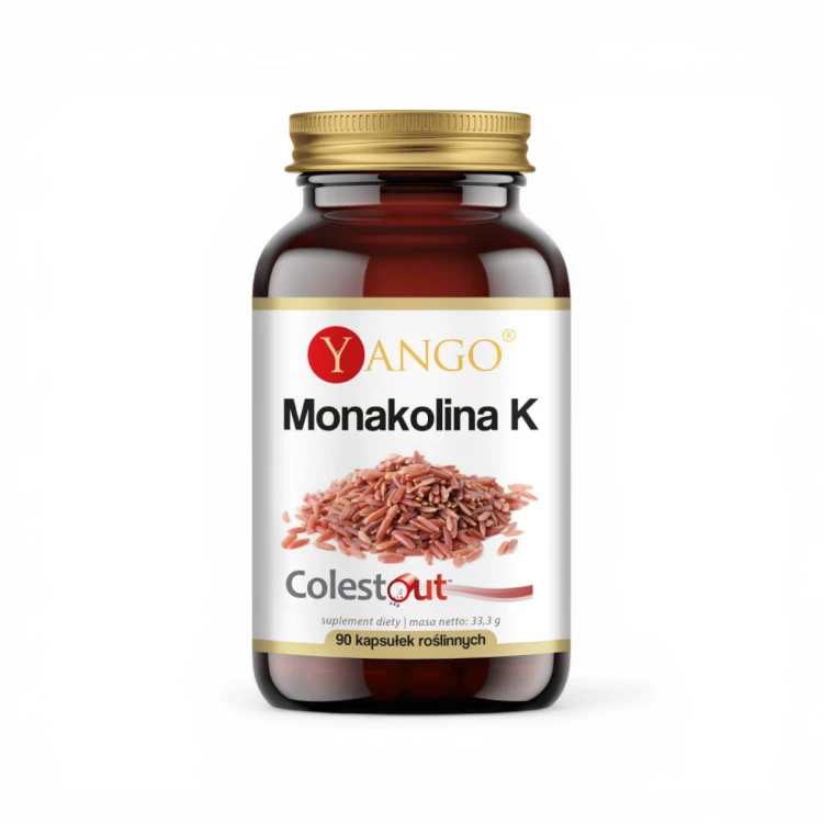 Monakolina K obniżenie cholesterolu - 90 kaps-Yango.png