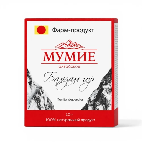 Mumio Oczyszczone Shilajit ałtajskie Balsam gór 10g.png