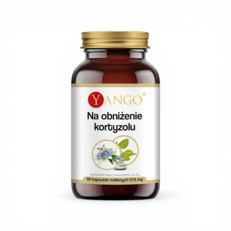 Na Obniżenie Kortyzolu – Ashwagandha, L-teanina, Magnez - 90 kaps-Yango.png