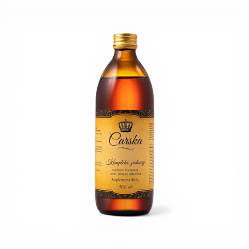 Carska Wódka Ziołowa 500 ml – Kompleks Ziołowy na Trawienie i Metabolizm (Balsam Bolotowa)ność 500ml.png