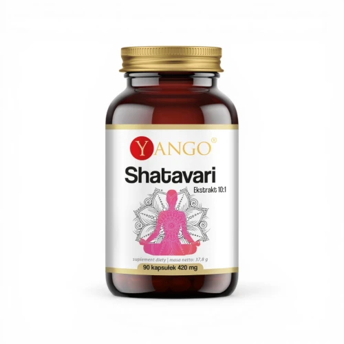 Shatavari - ekstrakt regulacja kobiece hormony - 90 kaps.