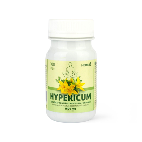 Dziurawiec zwyczajny Zdrowie Psychiczne Herbin 100 tabletek.png