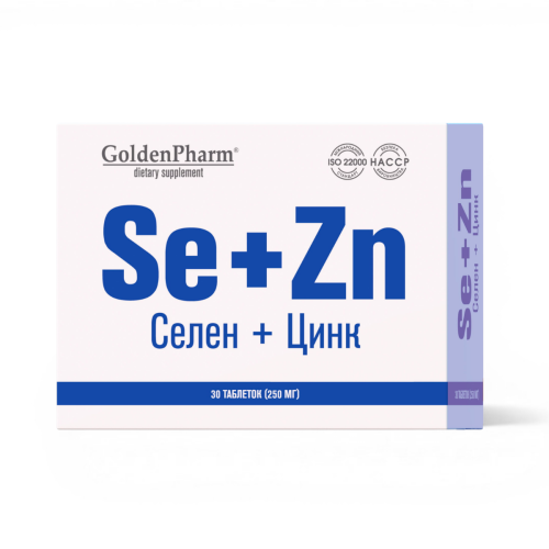 Selen + Cytrynian Cynku GoldenPharm 30 tab.png