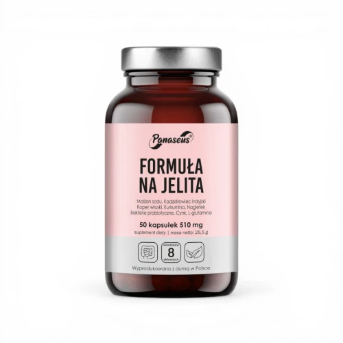 Formuła na Jelita – naturalne wsparcie mikroflory jelitowej | 50 kapsułek