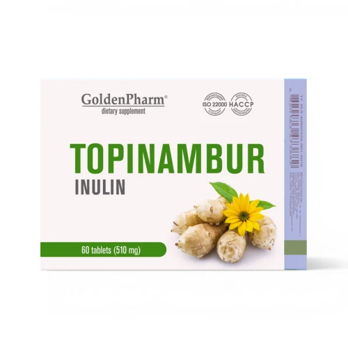 Topinambur Inulina Prebiotyk Wsparcie Jelit Mikrobiom 60 tabl.