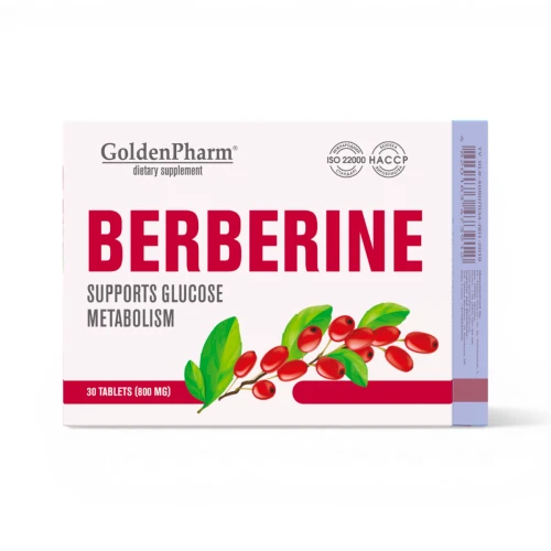 Berberyna Odchudzanie Nadmierny Apetyt Wątroba Metabolizm 30 tab.