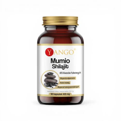 Mumio - Shilajit - 40% kwasów fulwowych - 90 kaps.
