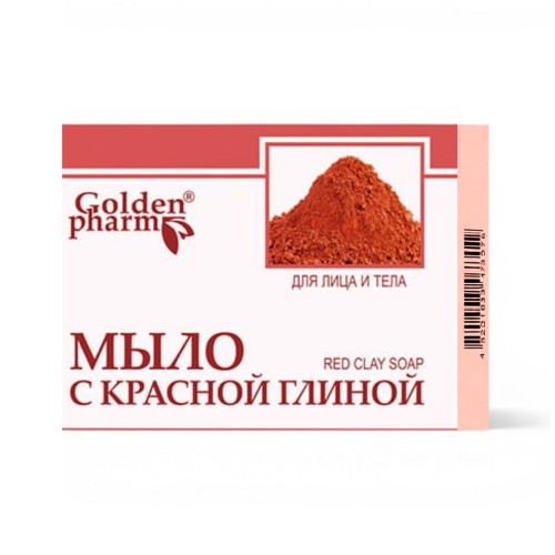Mydło Czerwona Glinka w kostce Podrażniona Skóra 70g.png