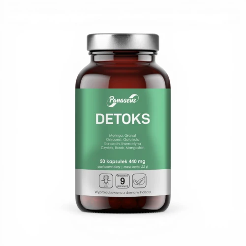 Detoks – wsparcie oczyszczania organizmu | 50 kapsułek
