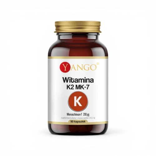 Witamina K2 MK-7 200 mcg – wsparcie kości i krzepnięcia krwi | 90 kapsułek
