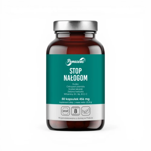 Stop Nałogom – wsparcie przy ograniczaniu alkoholu i nikotyny | 50 kapsułek