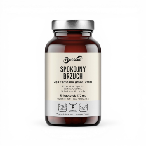 Spokojny Brzuch – wsparcie trawienia, gazy i wzdęcia _ 50 kapsułek-Panaseus.png