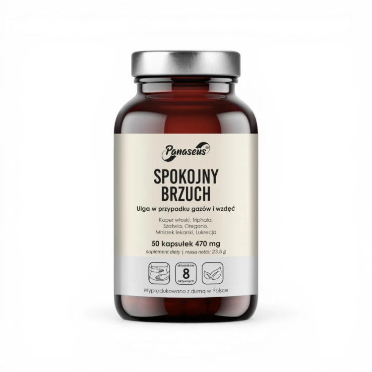 Spokojny Brzuch – wsparcie trawienia, gazy i wzdęcia _ 50 kapsułek-Panaseus.png