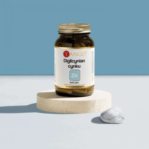 Diglicynian Cynku 15 mg – Cynk Chelat Na Odporność, Włosy i Skórę – 90 kapsułek webp