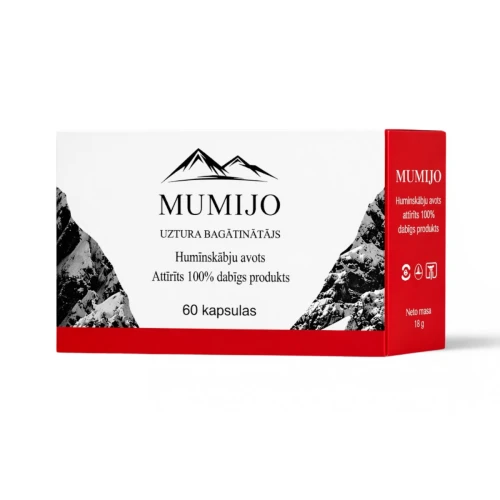 Mumio (Shilajit) Oczyszczone – 60 kapsułek.png