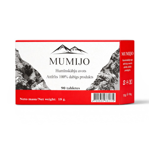 Mumio (Shilajit) Oczyszczone – 90 tabletek.png