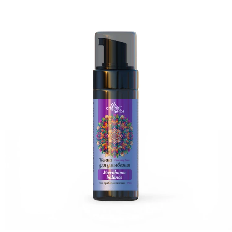 Pianka oczyszczająca do mycia twarzy Microbiome Balance 170ml.png