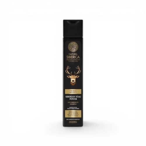 Natura Siberica Men Szampon przeciwłupieżowy - Siła Syberyjskiego Jelenia - 250ml