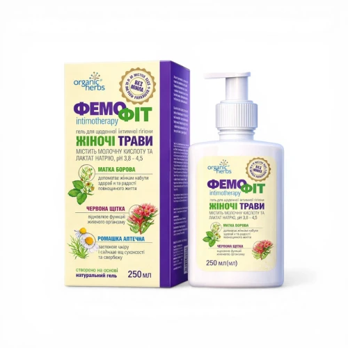 Żel do higieny intymnej Femofit Borowa Matka Bez SLS Parabenów 250 ml