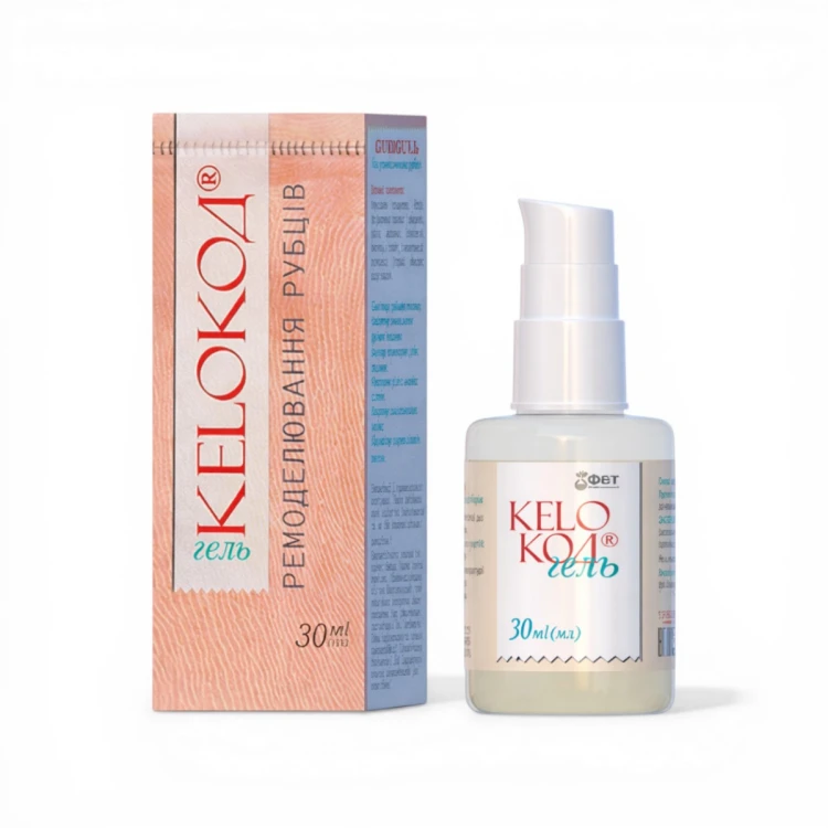 Żel Kelokod Remodeluje Rozjaśnia Blizny Wygładza Rozstępy Poporodowe 30ml (1).png