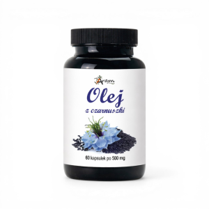 Olej zimnotłoczony z Czarnuszki w kapsułkach Aram Natura 500 mg 60 kaps (1).png