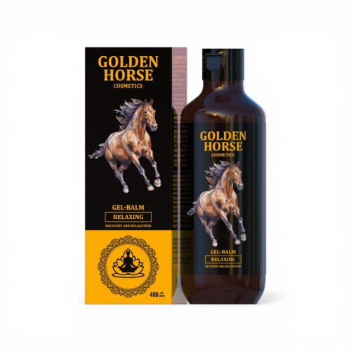 Balsam-żel Chłodzący do ciała Golden Horse Końska Maść Stawy Mięśnie 400ml.png