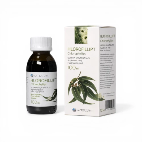 Chlorofillipt płyn (ekstrakt chlorofilu eukaliptusa) 100ml Hlorofilipt