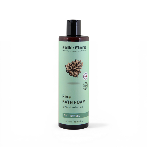 Antystresowa pianka do kąpieli _Sosna_ Folk&amp;Flora 400ml.png