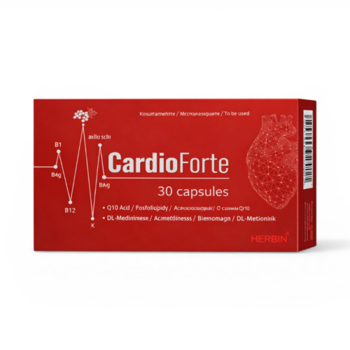 Cardio Forte Zdrowe Serce Miażdżyca Głóg Magnez B6 Herbin 30 kapsułek (1).png
