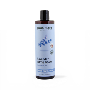 Głęboko relaksacyjna pianka do kąpieli _Lawenda_ Folk&amp;Flora 400ml.png