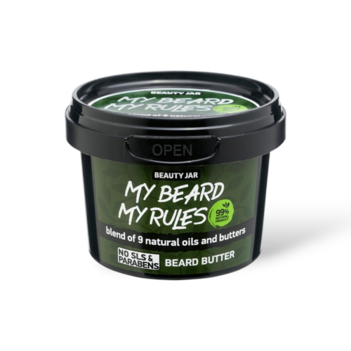 Masło do brody MY BEARD MY RULES 99% 90g Beauty Jar.png
