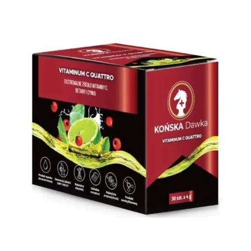 Witamina C Quattro Końska Dawka 30 saszetek x 4g