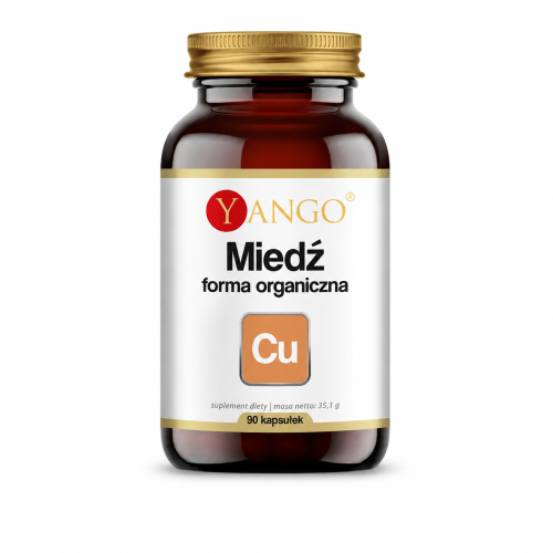Miedź Organiczna – odporność, włosy i układ nerwowy – 90 kapsułek – Yango .png